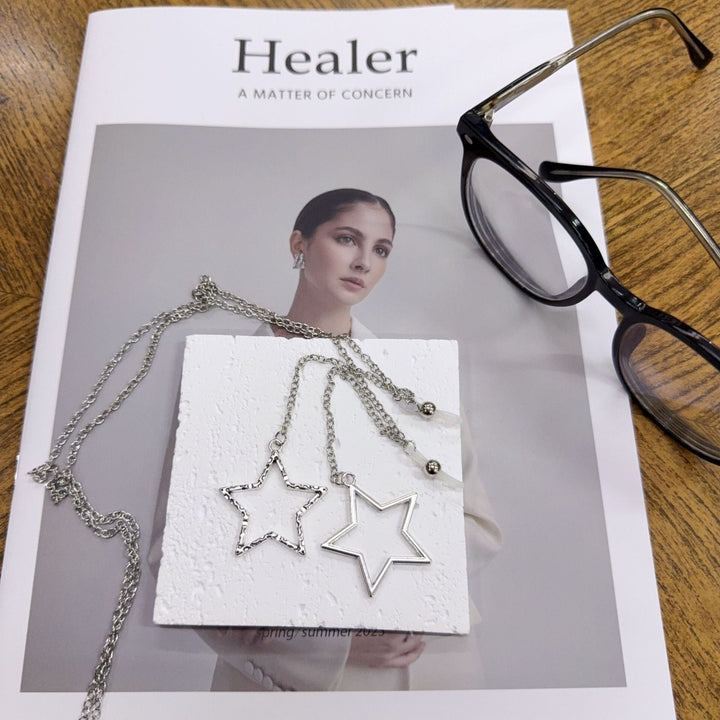 Star-Shaped Drop Earrings Kalsten