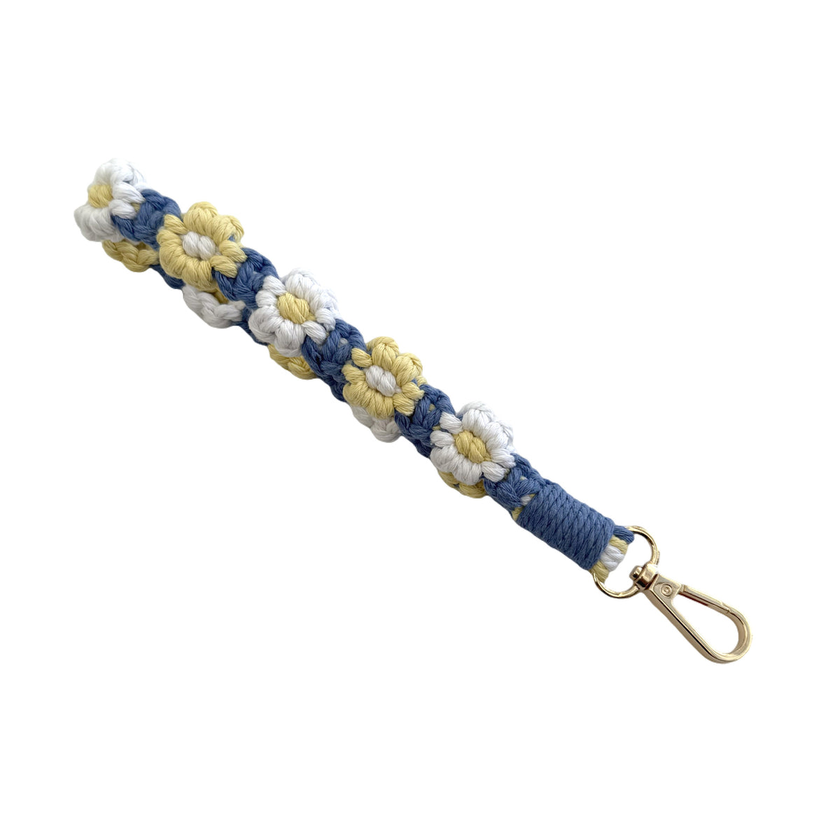 Floral Macrame Keychain Strap Acalora 1788942629