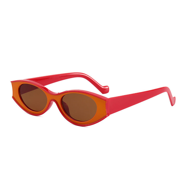 Women's Cat-Eye Sunglasses with Contrasting Frame Design Kalsten