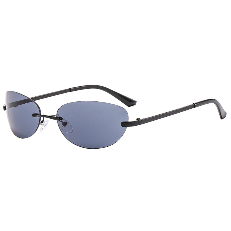 Women's Fashion Cat-Eye Sunglasses with Narrow Metal Frame and Polarized Lenses Kalsten