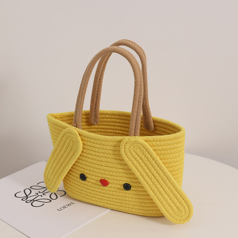 Playful fabric bag with animal motif Kalsten