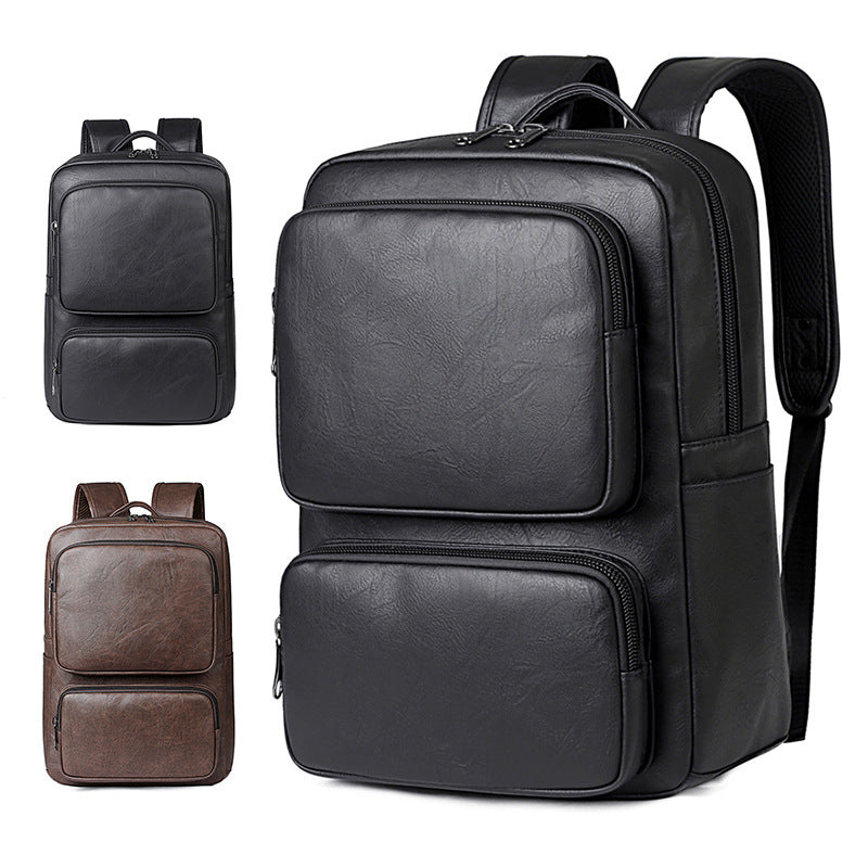 Business Rucksack with High-Quality Artificial Leather and Ergonomic Shoulder Straps Kalsten