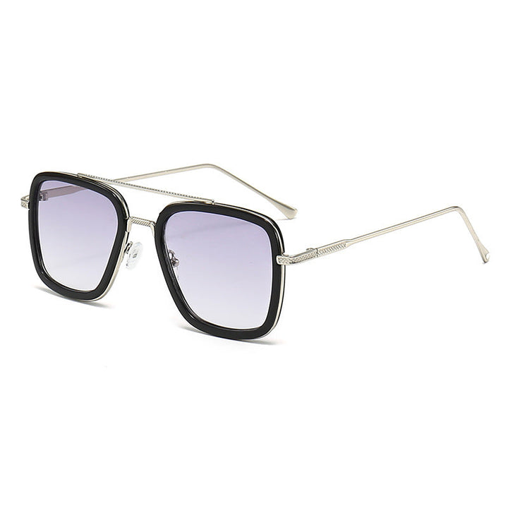 Women's fashionable square sunglasses with glamorous metal frame Kalsten