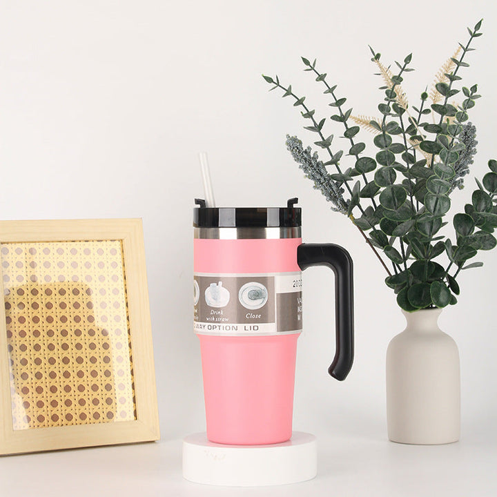 Unisex thermos mug with 3-in-1 drinking options Kalsten