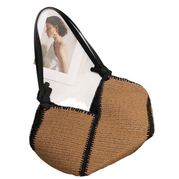 Handmade Boho bag with leather accents Kalsten