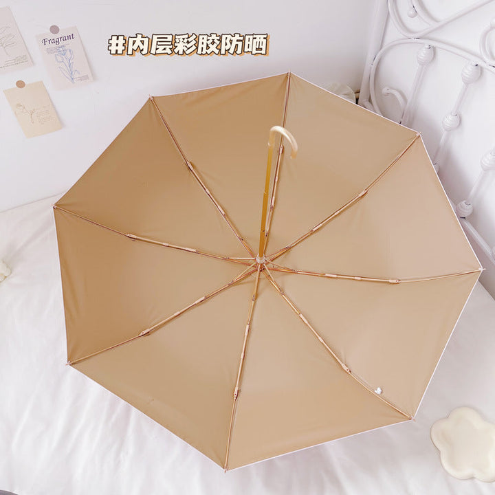 Ladies elegant and creative folding umbrella with heart design Kalsten