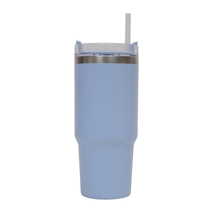 Women's Thermo Drinking Cup with Ergonomic Handle and Practical Straw Kalsten