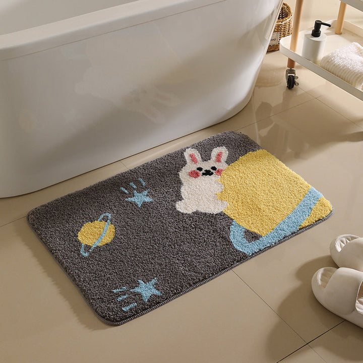 Decorative Fruit-Themed Bath Rug Kalsten
