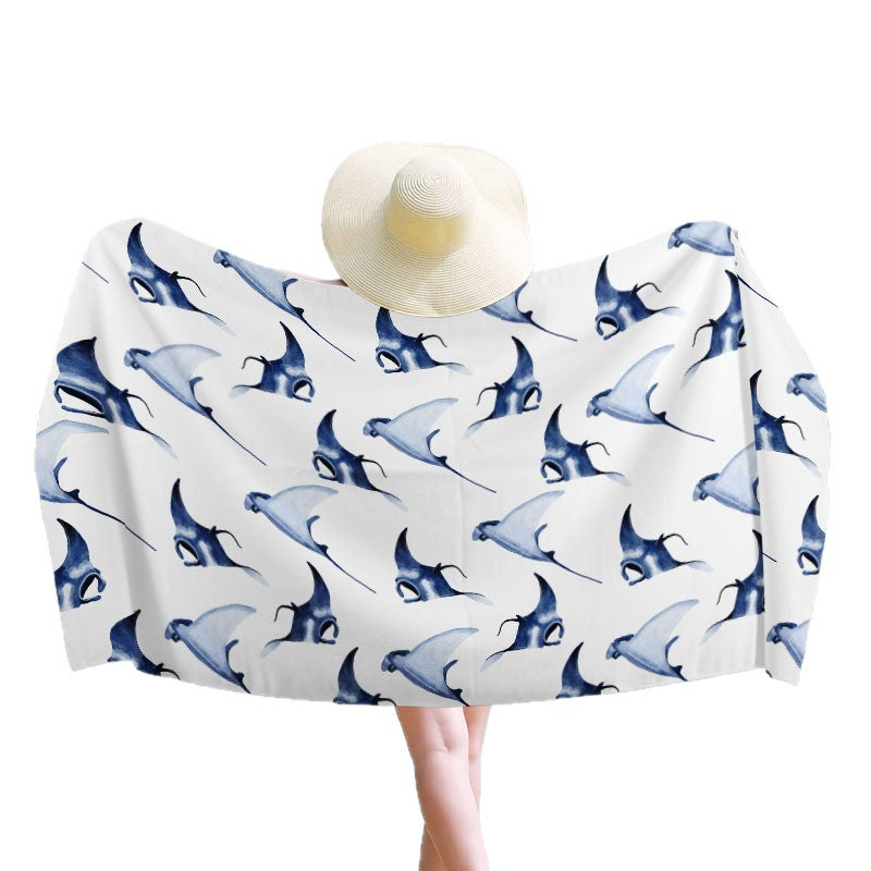 Beach towel with maritime design Kalsten