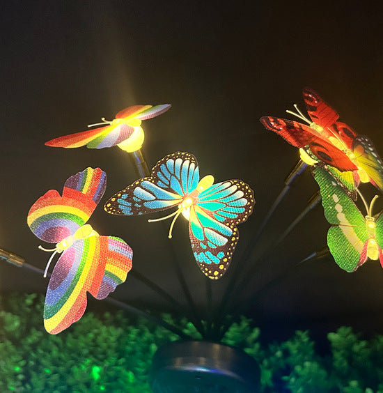 Decorative LED Fiber Optic Flower Stakes Bouquet Kalsten