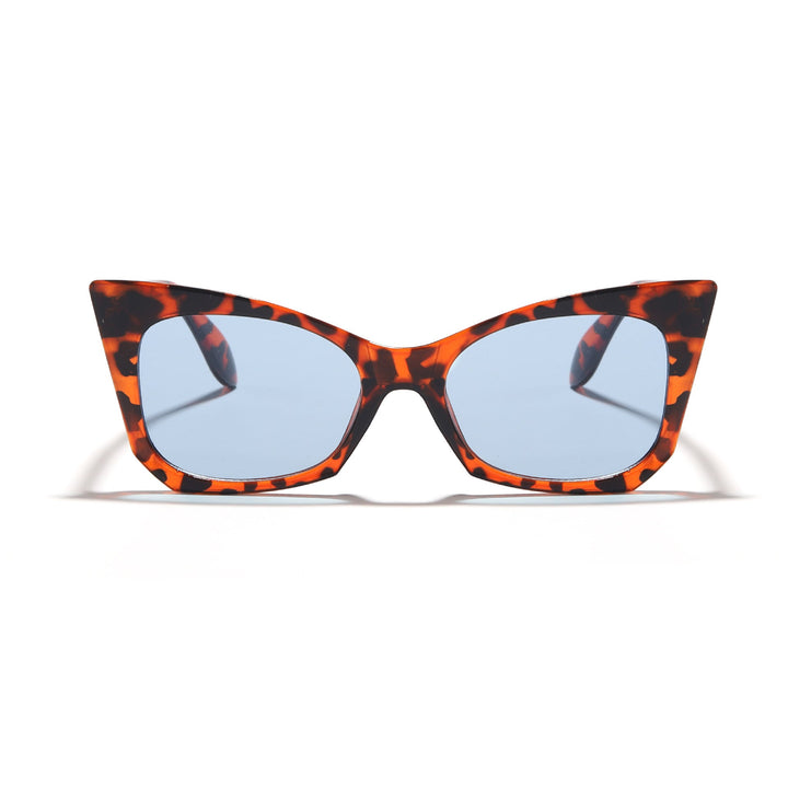 Women's sunglasses in trendy cat-eye design with striking leopard pattern Kalsten