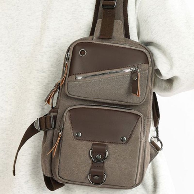 Casual Multi-Pocket Sling Bag Kalsten