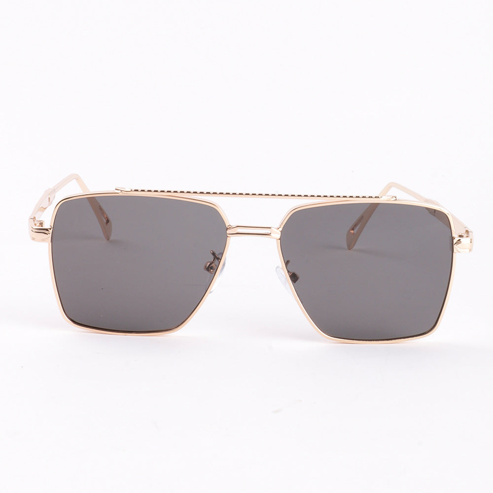 Women's oversized sunglasses with elegant metal frame Kalsten