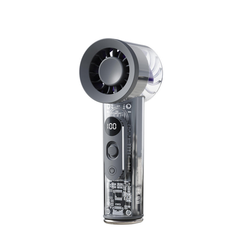 Unisex portable high-performance fan with LED display Kalsten