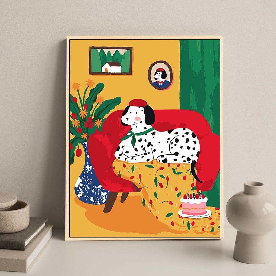 Cozy Floral-Themed Home Decor Art Print Kalsten