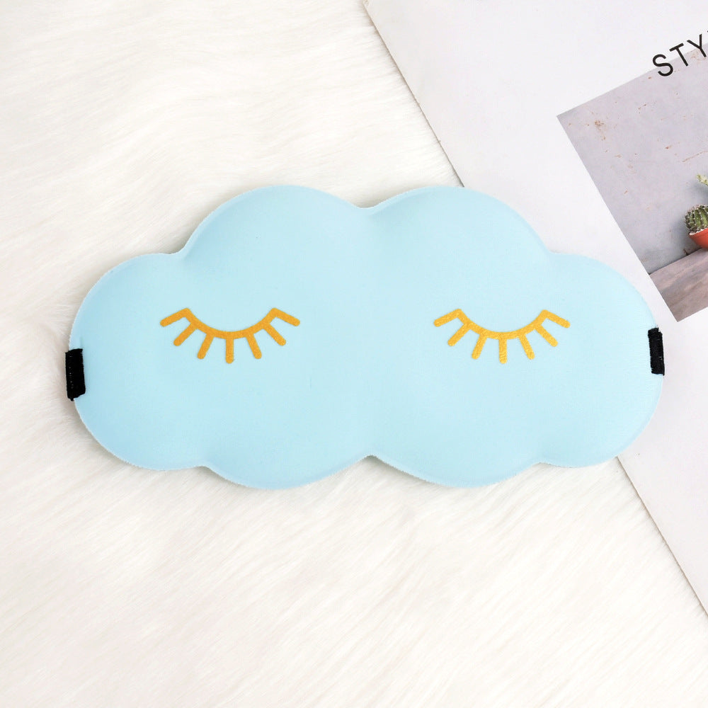 Women's cute cloud sleep mask made of memory foam with ergonomic padding and adjustable elastic band Kalsten