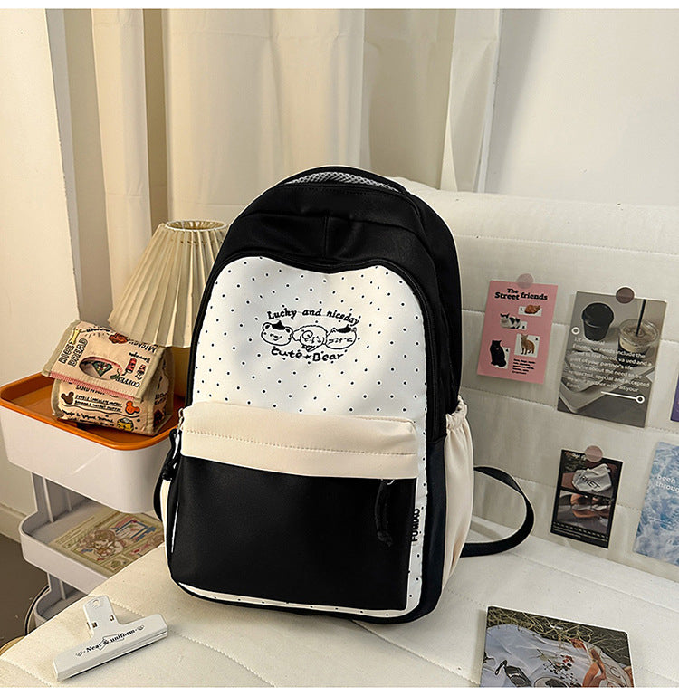 Cute Character Design School Backpack