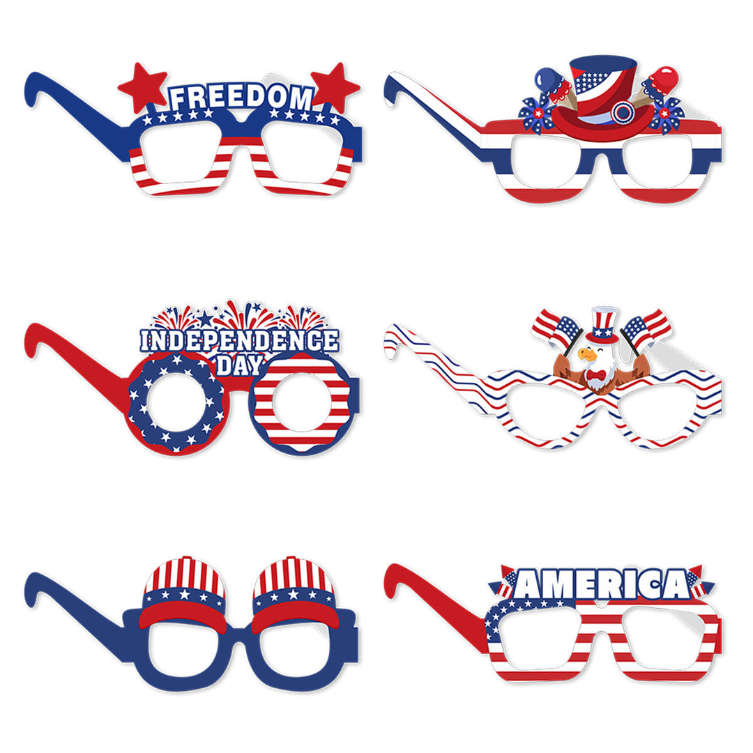 Women creative photo glasses for patriotic celebrations Kalsten