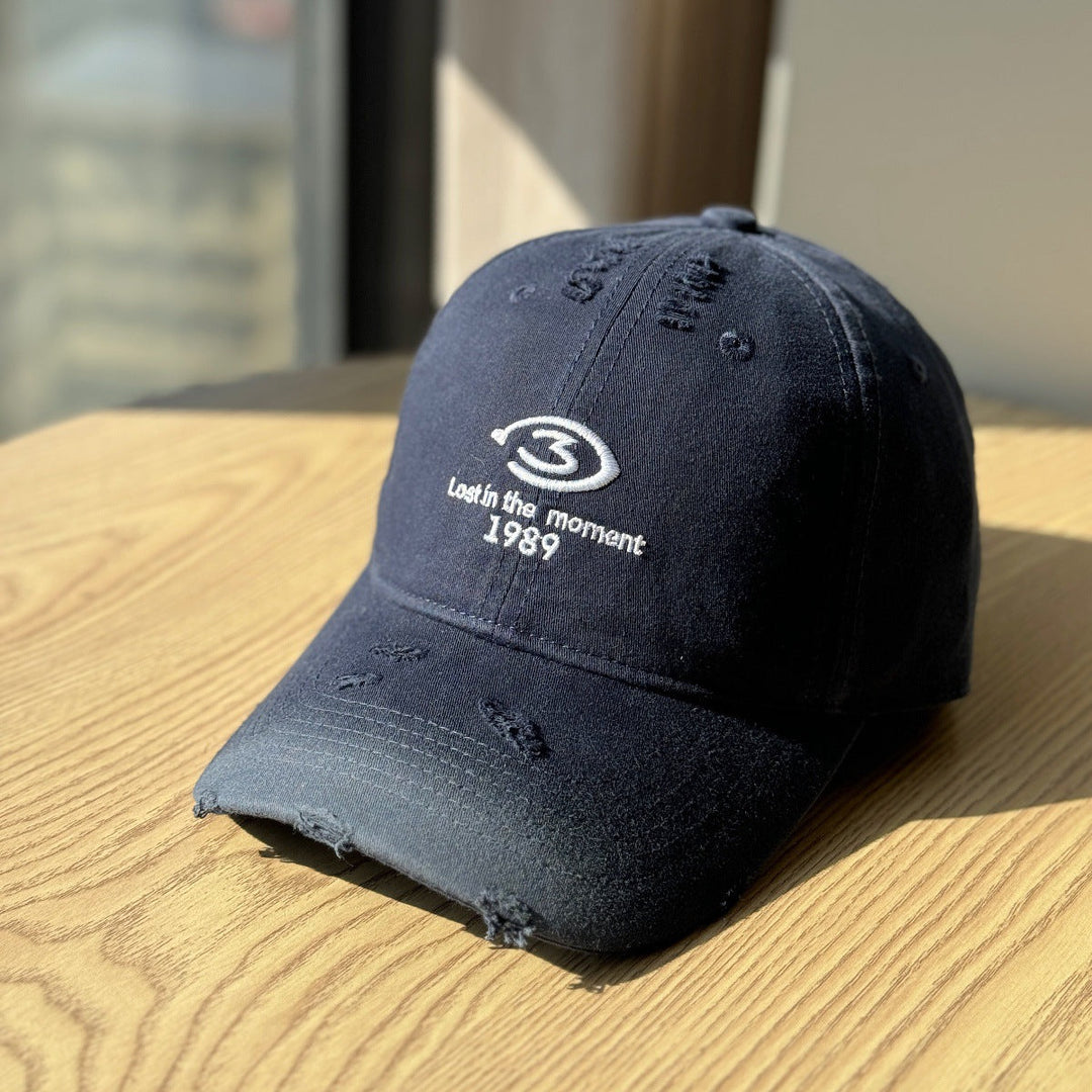 Men's Distressed Baseball Cap Kalsten
