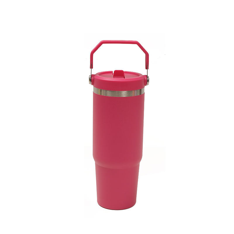 Unisex insulated cup with stable handling and practical folding device Kalsten