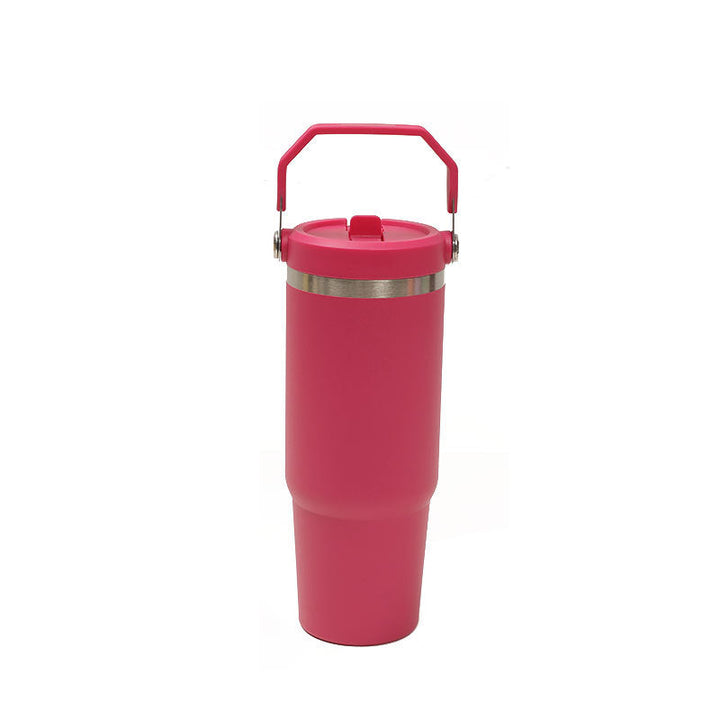 Unisex insulated cup with stable handling and practical folding device Kalsten