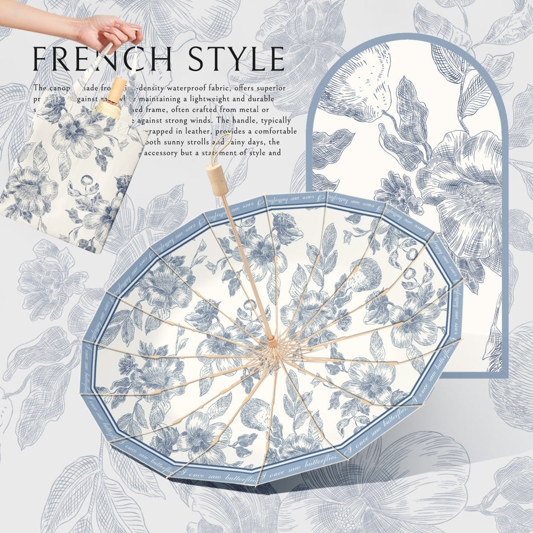 Ladies elegant umbrella with floral patterns Kalsten