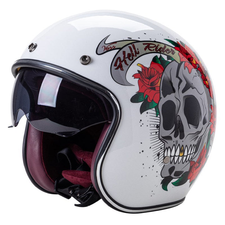 Classic Jet-Style Motorcycle Helmet Kalsten