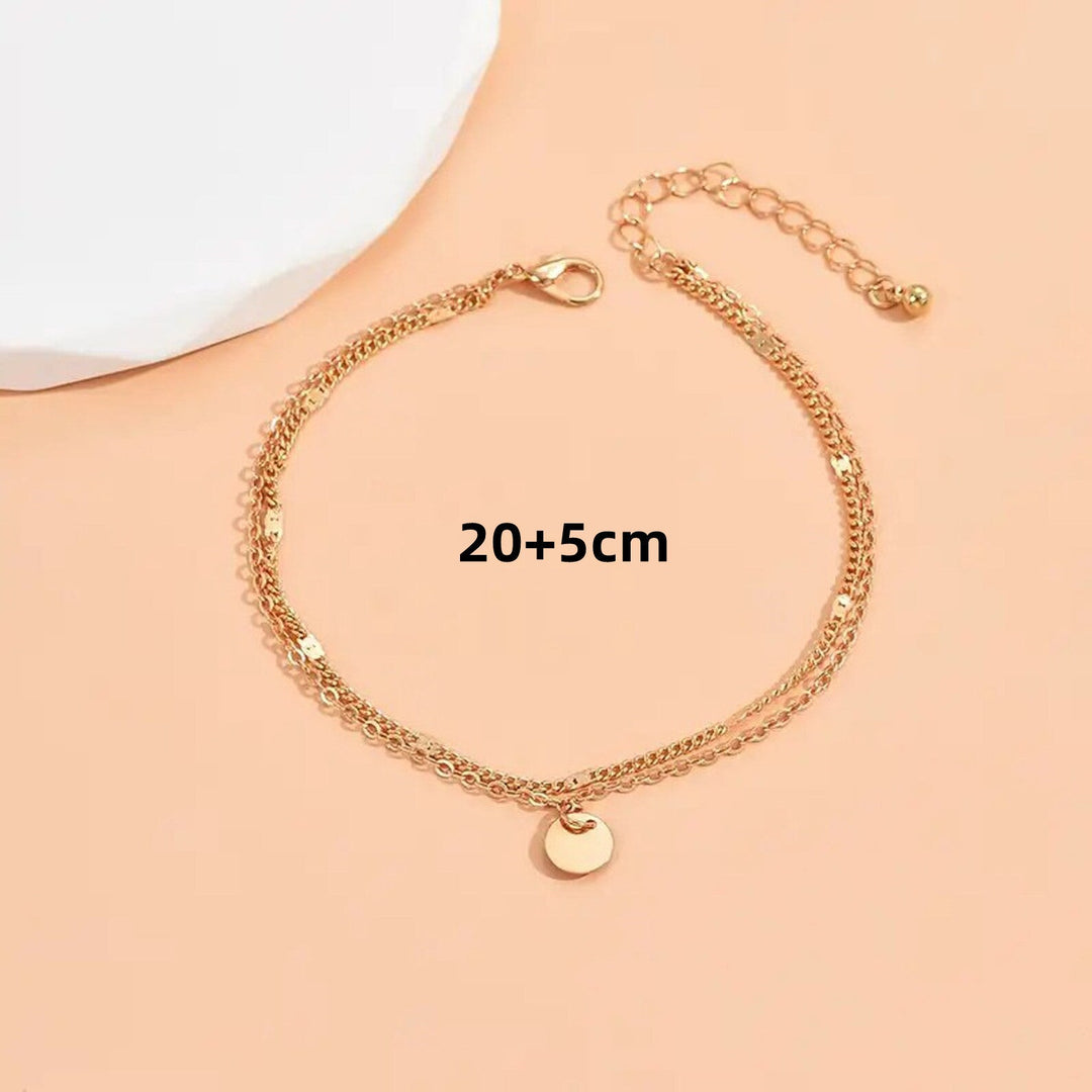 Gold Layered Charm Anklet Kalsten
