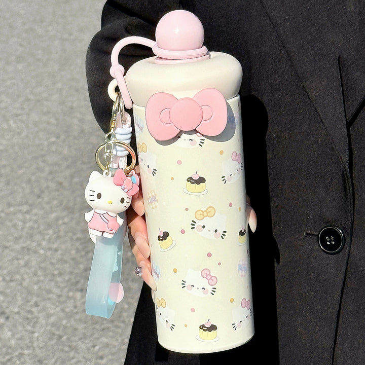 Ladies stylish water bottle with practical carry handle Kalsten