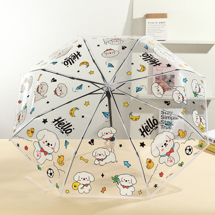 Women Pet Motif Umbrella Kalsten