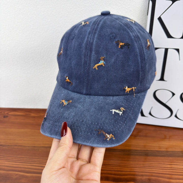 Unisex Embroidered Dog-Themed Baseball Cap Kalsten