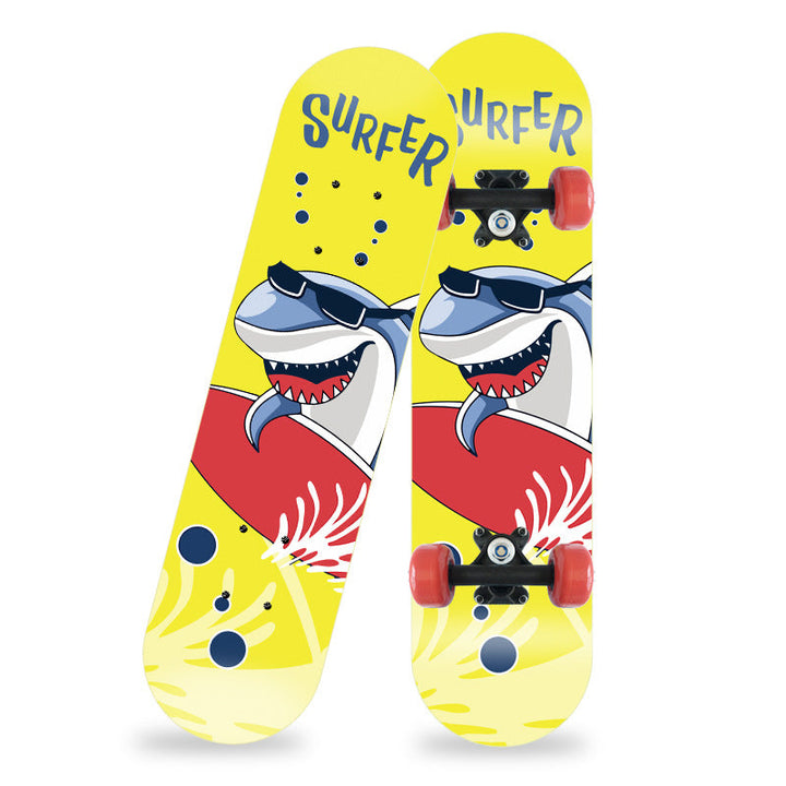 Cartoon-Inspired Mini Skateboard Kalsten