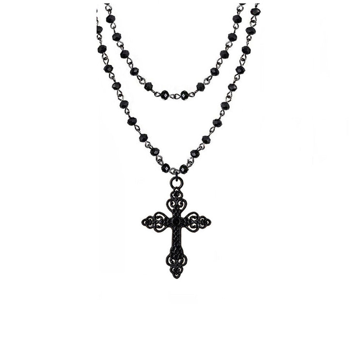 Layered Crystal Moon Jewelry Set Kalsten