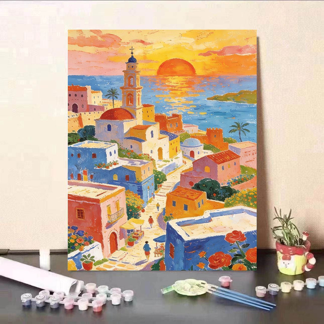 Scenic Sunset Canvas Art Kalsten