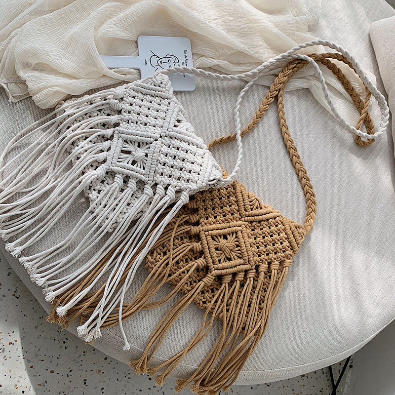 Hand-knotted fringe bag Kalsten