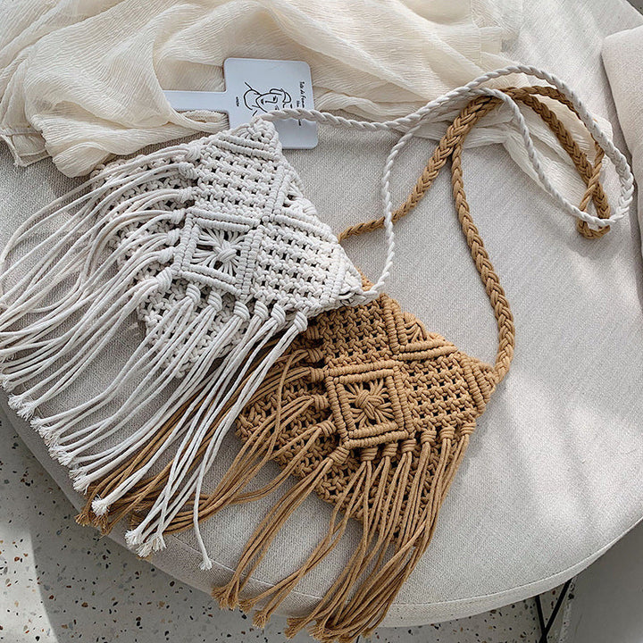 Hand-knotted fringe bag Kalsten