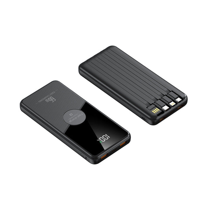 Power bank with intelligent charging display and multiple connections Kalsten