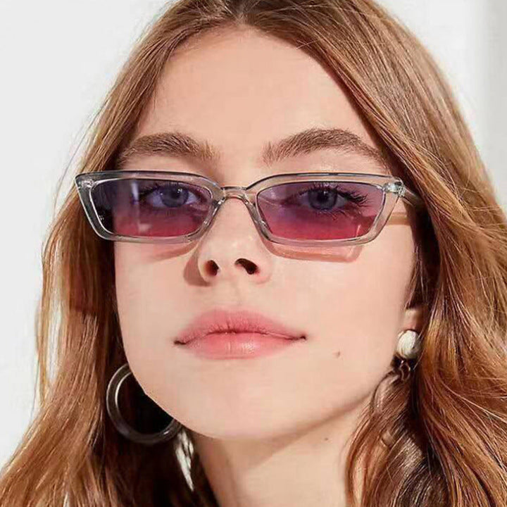 Women's Minimalist Rectangular Sunglasses Kalsten