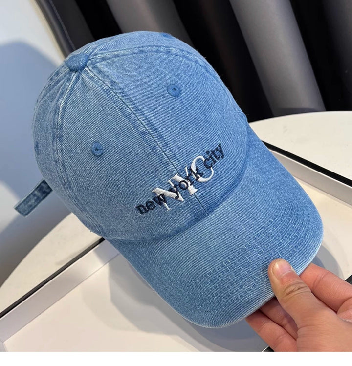Women's Stylish Denim Baseball Cap Kalsten