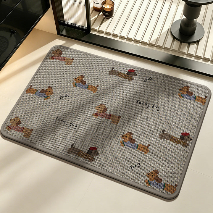 Funny Dog Character Doormat Kalsten