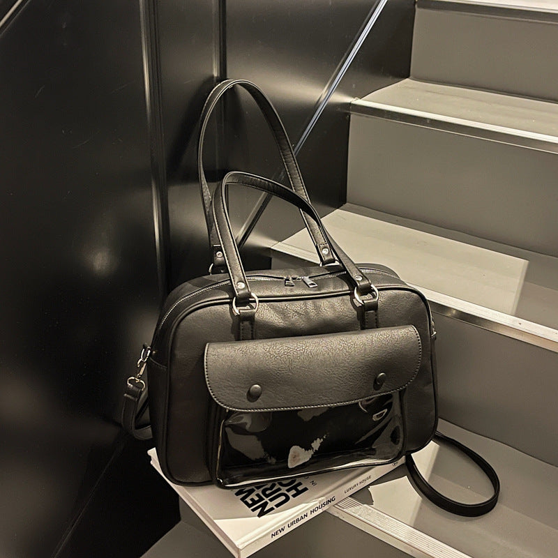 Elegant shoulder bag with multifunctional compartments Kalsten