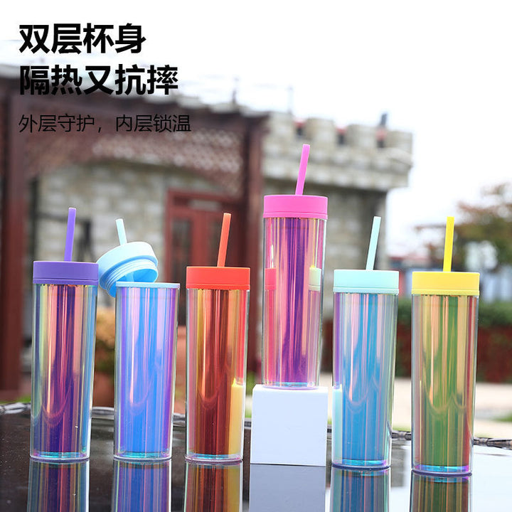 Women High-Quality Water Cup with Integrated Straw Kalsten