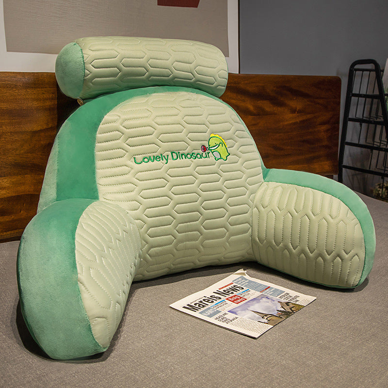 Plush back support pillow with toast design Kalsten