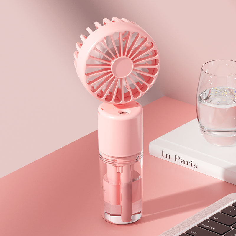 Ladies portable mini fan with water spray Kalsten