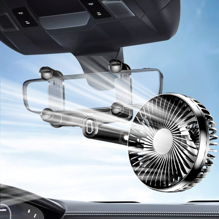 Unisex Adjustable Clip-On Car Fan Kalsten