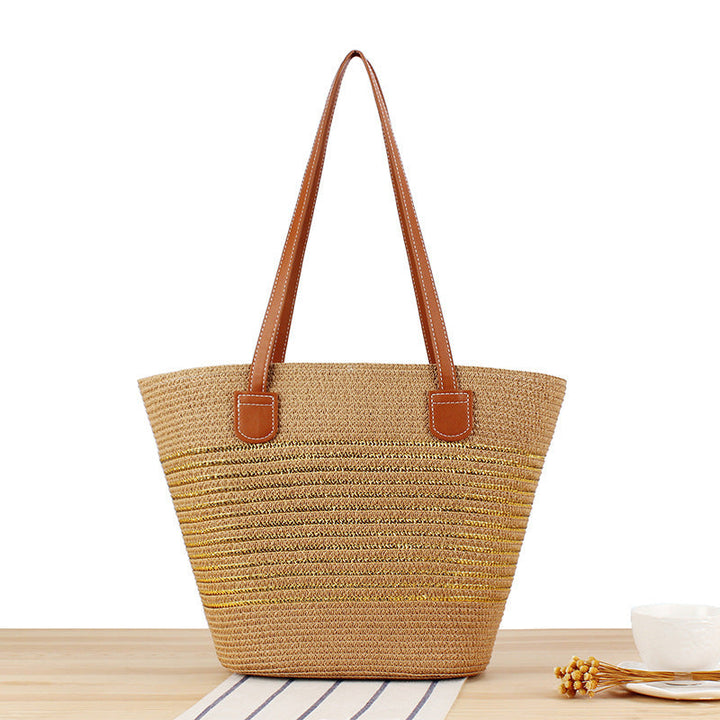 Beach bag with modern stripe design Kalsten