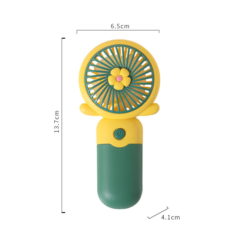Ladies portable hand fan with creative flower design Kalsten