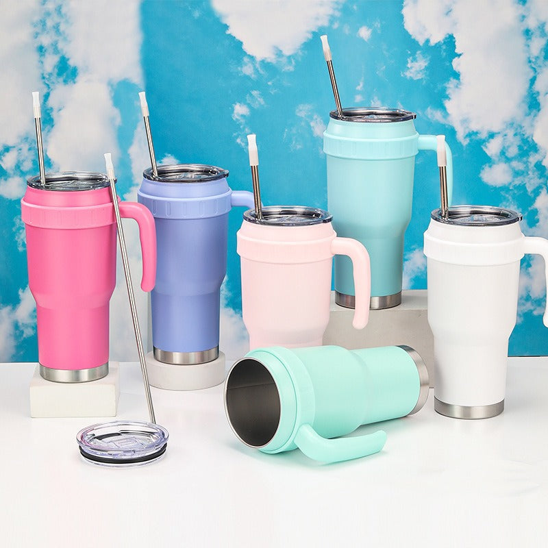 Ladies Insulated Steak and Grill Cup with Practical Carry Handle Kalsten
