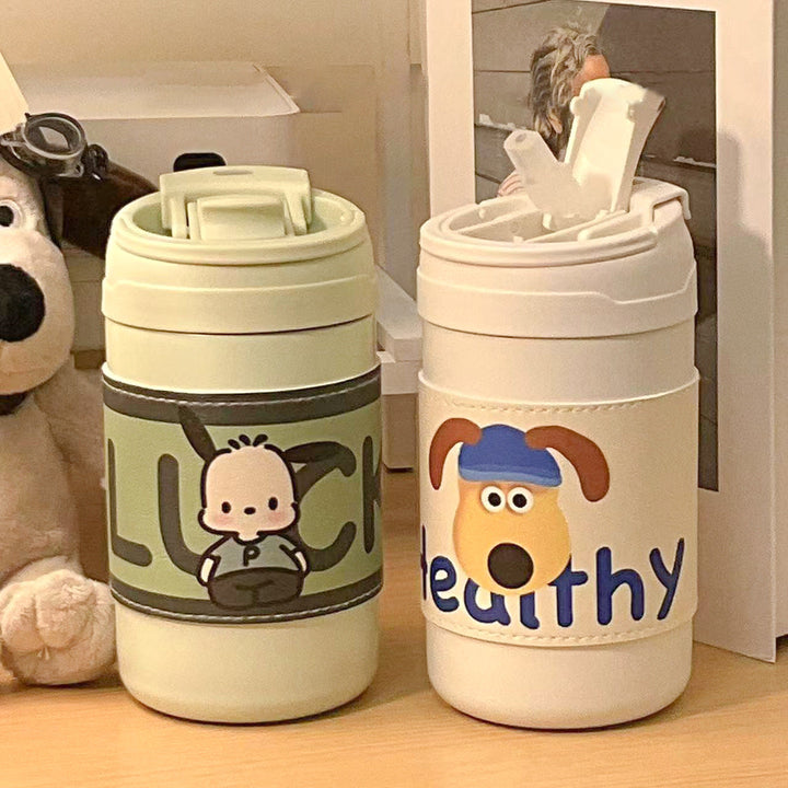 Women's Insulating Drinking Cup with Cheerful Animal Design Kalsten