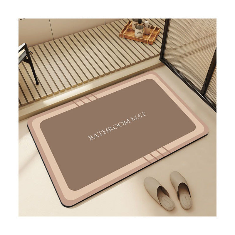 Elegant Bathroom Mat Kalsten